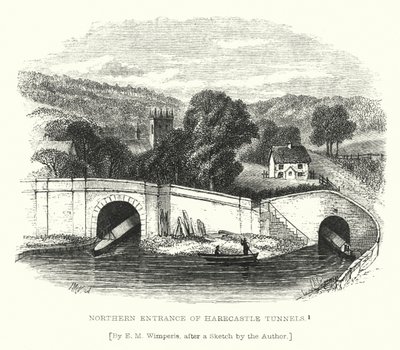 Northern Entrance of Harecastle Tunnels by Edmund Morison (after) Wimperis
