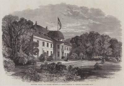 Bernstorf Palace, the Country Residence of Prince Christian of Denmark by Edmund Morison Wimperis