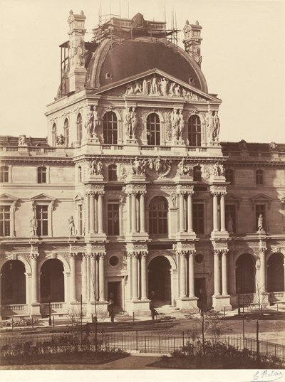 View of the Louvre, 1855-1857 by Edouard Denis Baldus