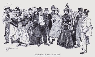 Bohemian Paris: Spectators at the Bal Bullier by Edouard Alfred (1875-1954) Cucuel