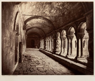 Arles, Cloister St. Trophime by Édouard Baldus