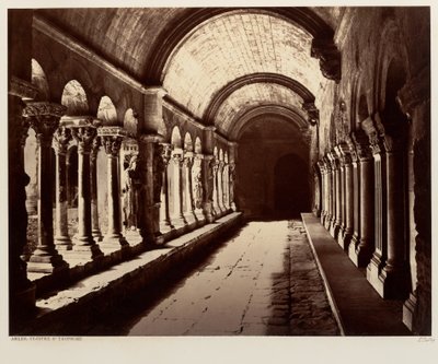 Arles, Cloister of St. Trophime by Édouard Baldus