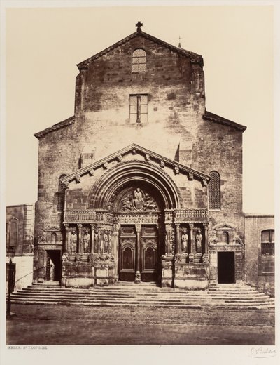 Arles, St. Trophime by Édouard Baldus