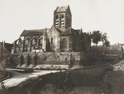 Church at Auvers by Édouard Baldus