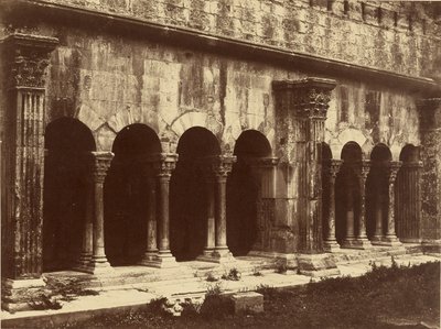 Cloister of St. Trophime, Arles by Édouard Baldus