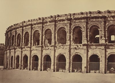 Nimes. Amphitheater by Édouard Baldus