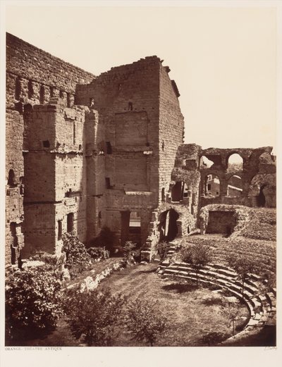 Orange, Ancient Theatre by Édouard Baldus