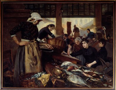 View of the Delacroix Hall. Walk to Marseille fish by Edouard Cremieux