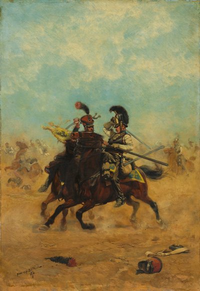Combat for the Colors by Edouard Detaille