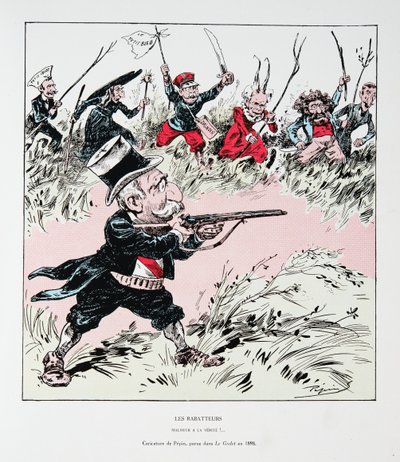 The Beaters: Woe to the Truth!, from History of the Third Republic, Vol. I, Political History by Edouard Guillaumin Pepin