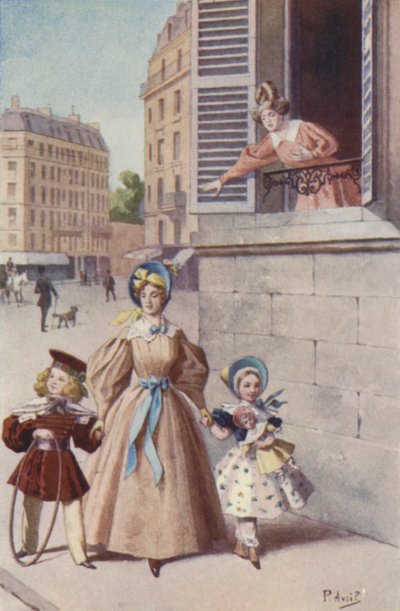 I Saw Her Go into the Tuileries with Two Children by Edouard Henri Avril