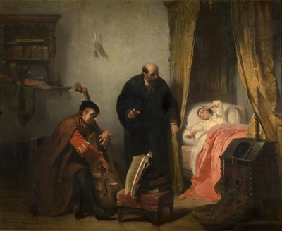 The Awakening of Michel de Montaigne by Edouard Jean Conrad Hamman