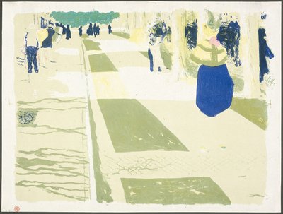 The Avenue, Plate Two from Landscapes and Interiors by Édouard Jean Vuillard