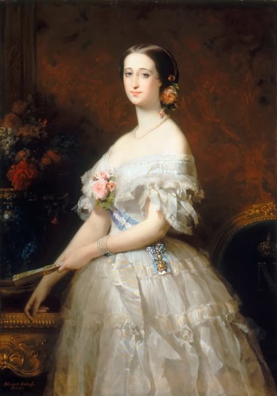 Eugénie de Montijo, Empress of the French by Edouard Louis Dubufe