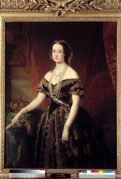 Portrait of Eugenia, Empress of the French by Edouard Louis Dubufe