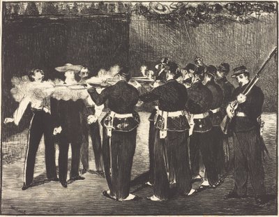 Death of Maximilian at Queretaro by Édouard Manet