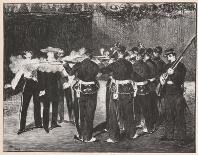 The Execution of Maximilian by Édouard Manet