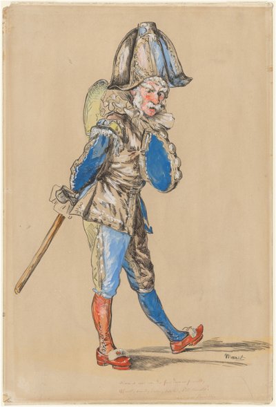 Punchinello by Édouard Manet