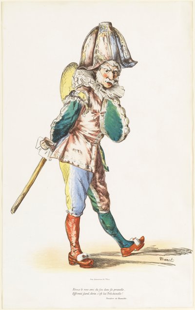 Polichinelle by Édouard Manet