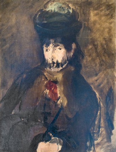 Portrait of Berthe Morisot in a Veil by Édouard Manet