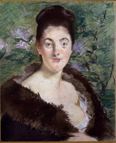 Portrait of Unknown or The Woman in Fur by Édouard Manet