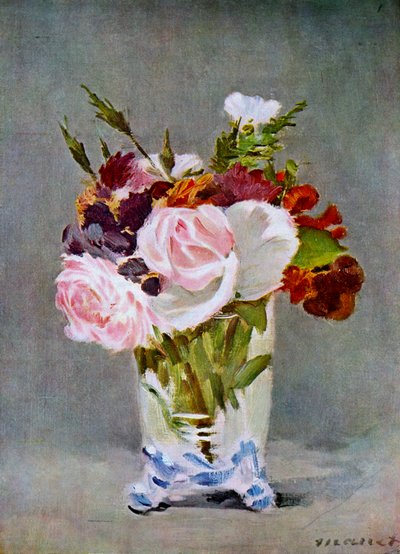 Still Life with Flowers by Édouard Manet