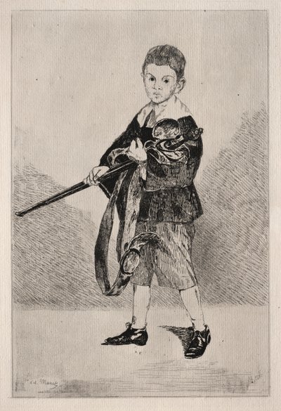 The Boy with a Sword by Édouard Manet