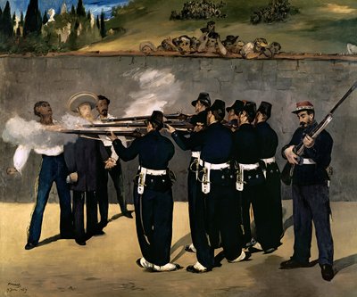 The Execution of the Emperor Maximilian by Édouard Manet