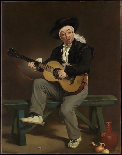 The Spanish Singer by Édouard Manet