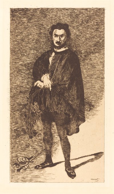 The Tragic Actor by Édouard Manet