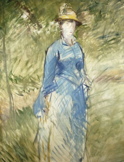 Young Woman in the Greenery by Édouard Manet