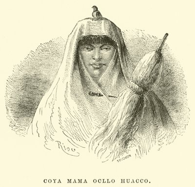 Coya Mama Ocllo Huacco by Edouard Riou