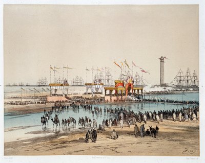 Inauguration of the Suez Canal in Port-Said (Port Said) - in 