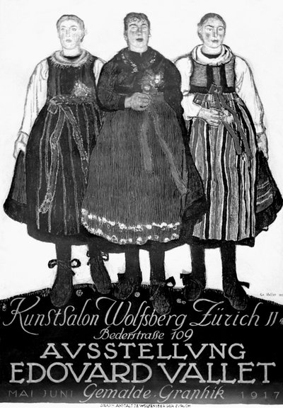 Switzerland - Poster by Edouard Vallet, 1917 by Edouard Vallet