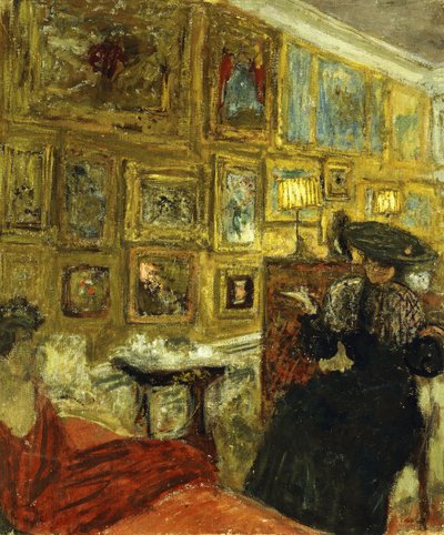 A Visit to the Hessels by Edouard Vuillard