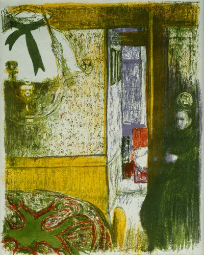 Interior with Hanging Lamp, from Landscapes and Interiors, 1899 by Edouard Vuillard