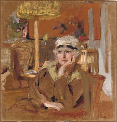 Lucy Hessel in a Black Velvet Ribbon by Edouard Vuillard