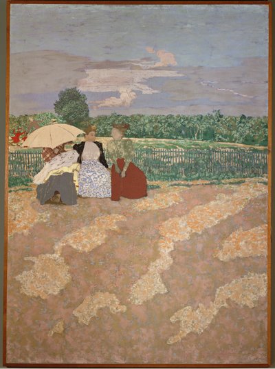 Park in Paris: The Conversation by Edouard Vuillard