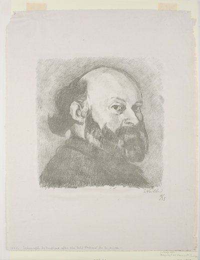 Portrait of Cézanne by Edouard Vuillard