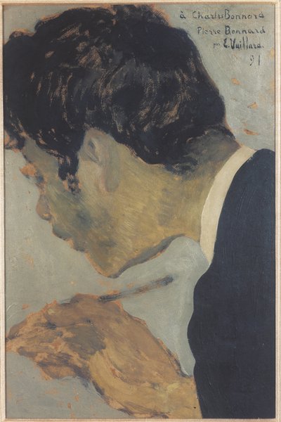 Portrait of Pierre Bonnard by Edouard Vuillard