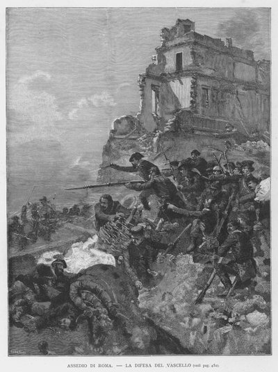 Siege of Rome by Edouardo Matania
