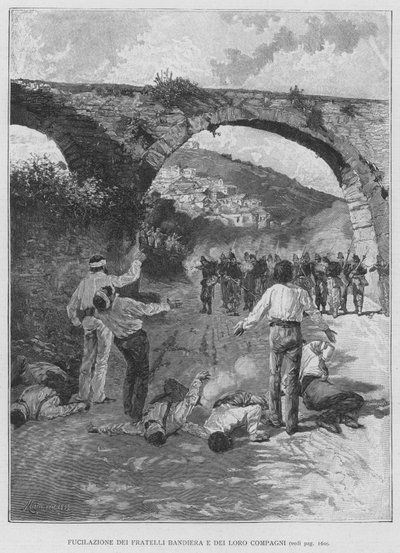 Execution of the Bandiera Brothers and Their Companions by Edouardo Matania