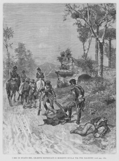 The State Criminals of Cilento Exhausted and Dying on the Way to Salerno by Edouardo Matania