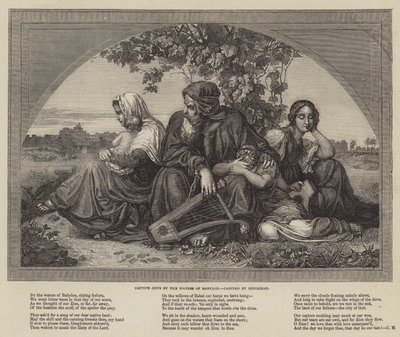 Captive Jews by the Waters of Babylon by Eduard Bendemann
