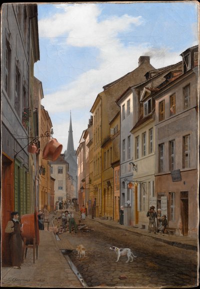 Parochial Street in Berlin by Eduard Gaertner