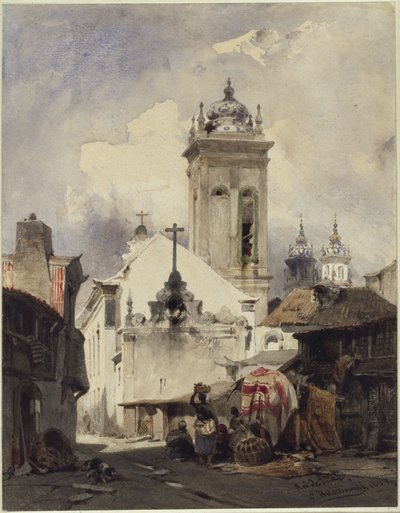 Rio de Janeiro, Church of Santa Rita by Eduard Hildebrandt