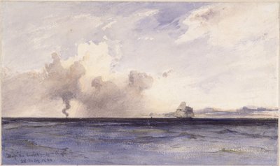 Sailboat Near the Brazilian Coast by Eduard Hildebrandt