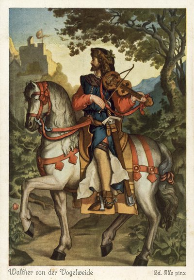 Walther von der Vogelweide by Eduard Ille
