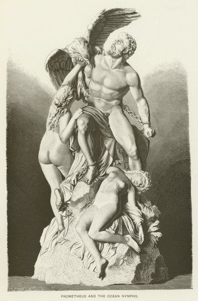 Prometheus and the Ocean Nymphs by Eduard Muller