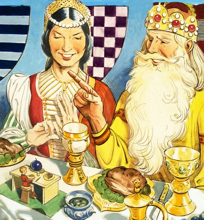 Tom Thumb Having Dinner by Eduardo Teixeira Coelho